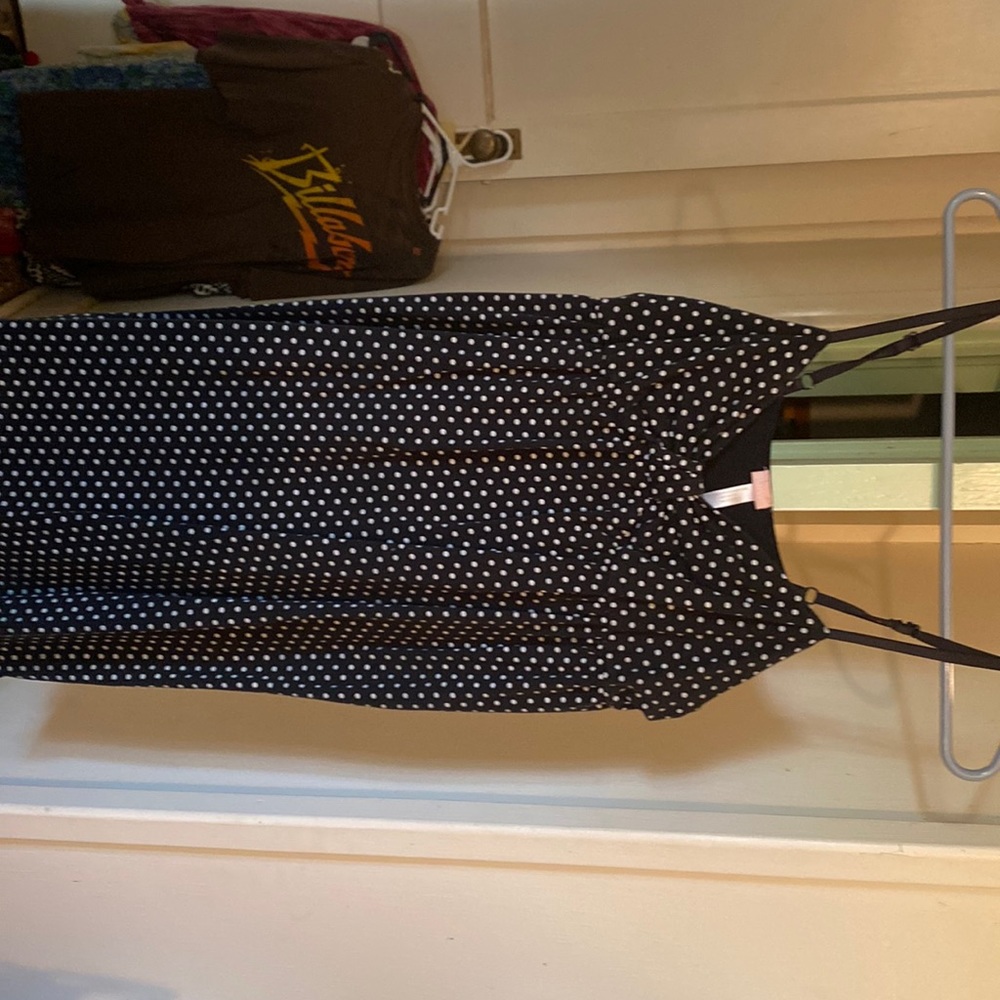Long Polka Dot tank top